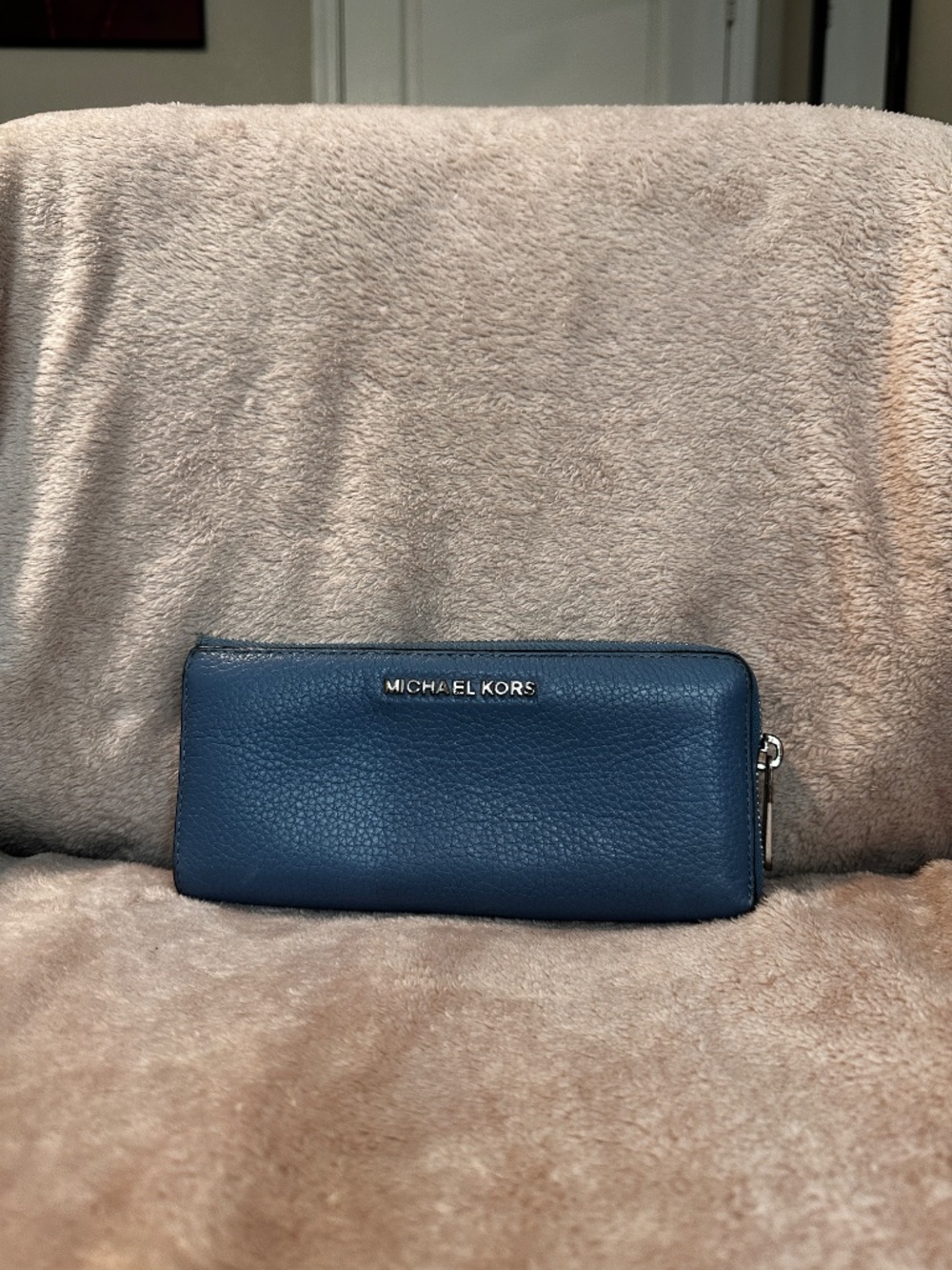 Michael Kors Teal Leather Wallet
